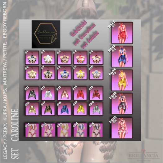 Brillancia - Set Caroline Red (add me)