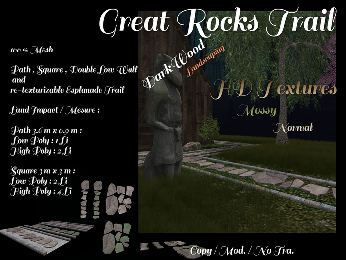 DarkWood - Lanscaping Set - Great Rocks Trail.Box