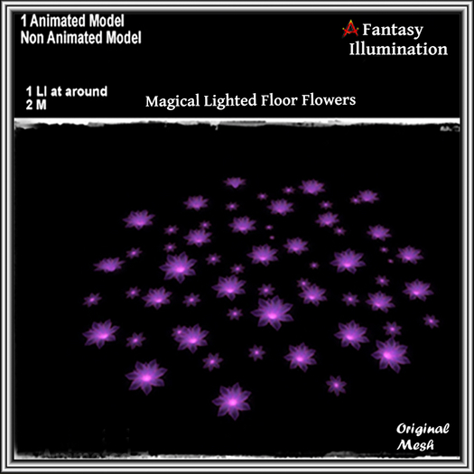 FI - Magical Lighted Floor Flowers 