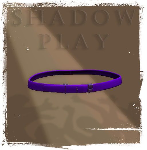 Shadow Play Designs - Belt 01.0 purple