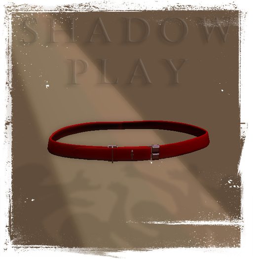 Shadow Play Designs - Belt 01.0 red