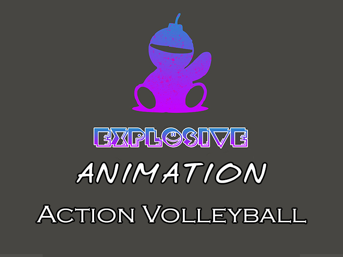 Explosive animation - Action Volleyball
