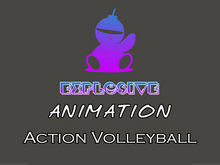 Explosive animation - Action Volleyball