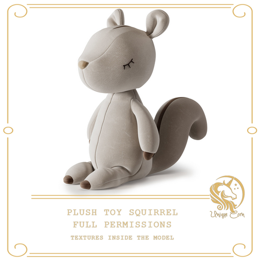Full Perm Plush Toy Squirrel