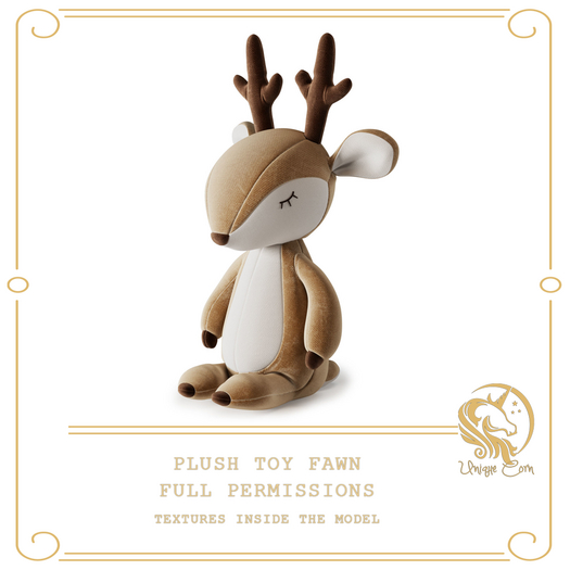 Full Perm Plush Toy Fawn