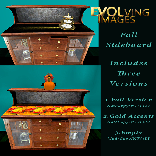 Fall Leaves Antique Sideboard Turkey R5