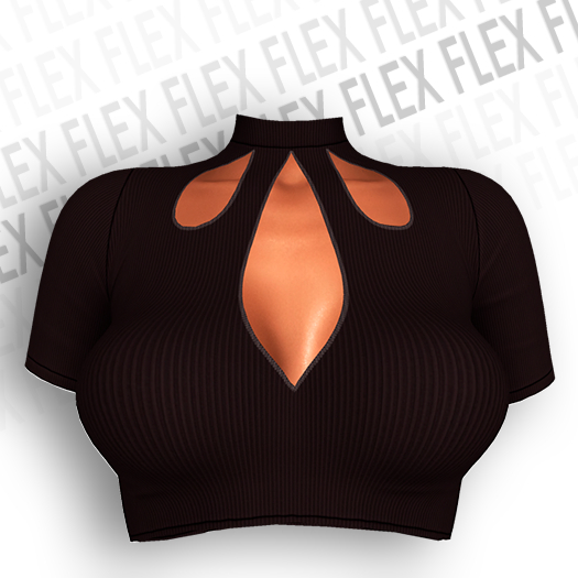 flex. Mia top - brownie