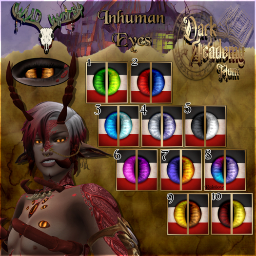 ~*WW*~ Inhuman Eyes FULL PACK