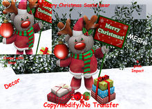 Merry Christmas Santa bear (BOXED)