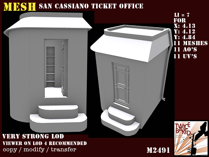 "TB" Ticket office M2491