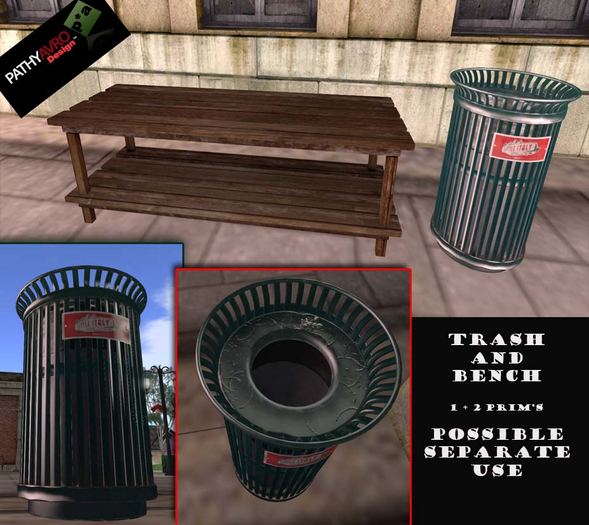 Trash and Bench city p*avro