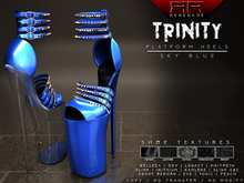 [Renegade] Trinity Platform Heels - Sky Blue