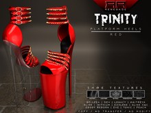 [Renegade] Trinity Platform Heels - Red