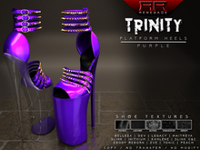[Renegade] Trinity Platform Heels - Purple