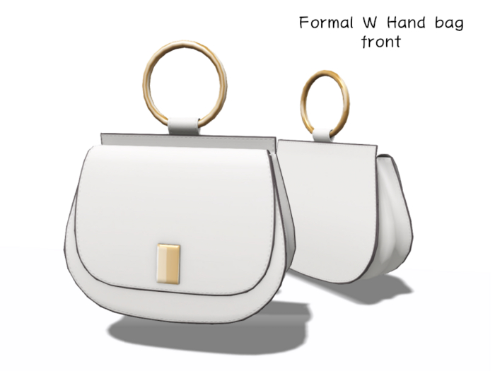 Flower W Hand bag front Box