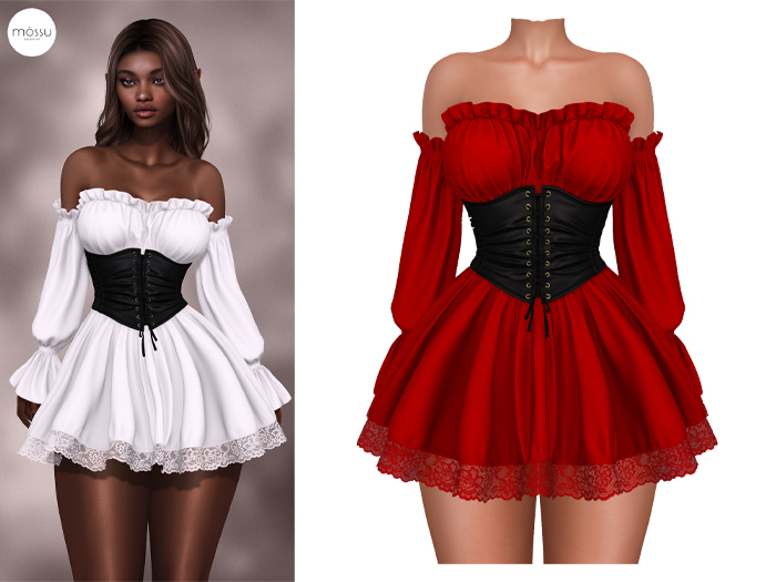 Mossu - Maeve Dress - Red