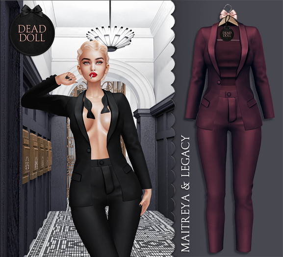 DEAD DOLL - Le Smoking - DarkRed