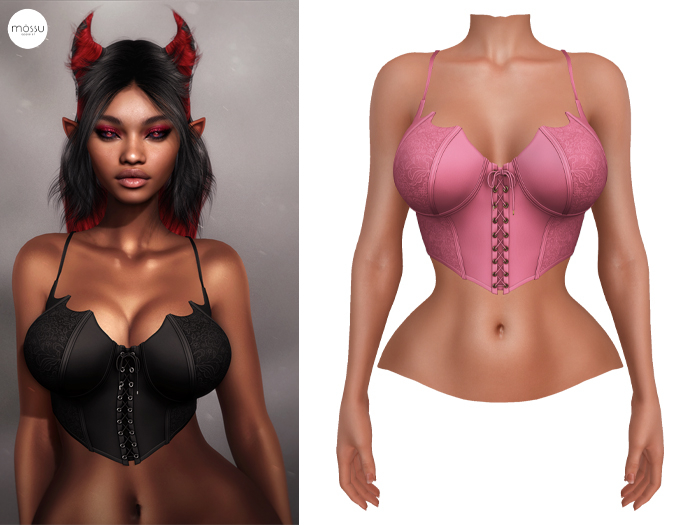 Mossu - Batty Top - Rose