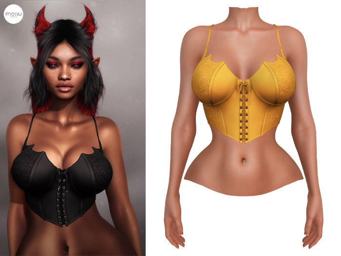 Mossu - Batty Top - Yellow