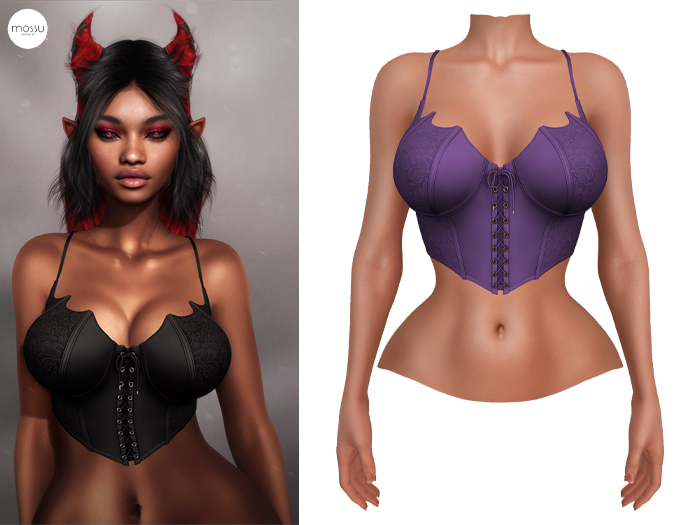 Mossu - Batty Top - Violet 