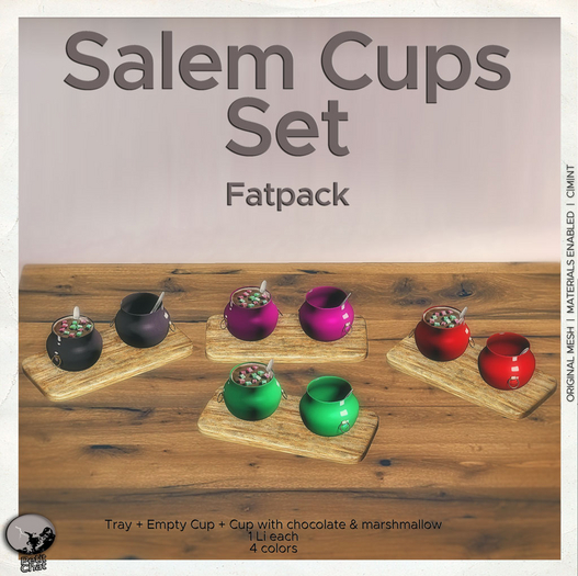 *PC* Salem Cups Set FATPACK 