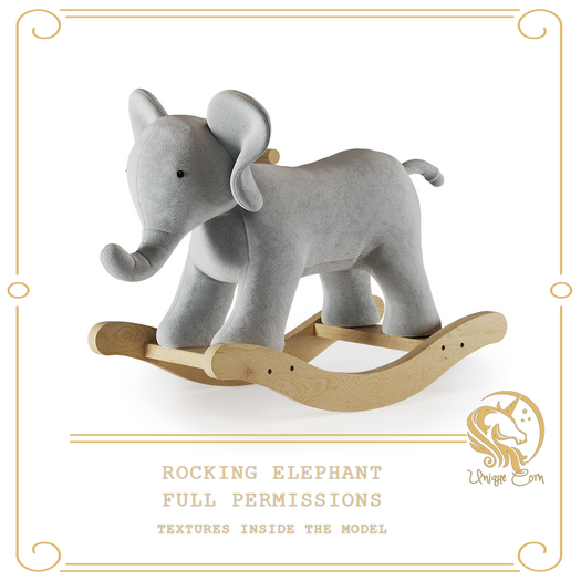 Full Perm Rocking Elephant