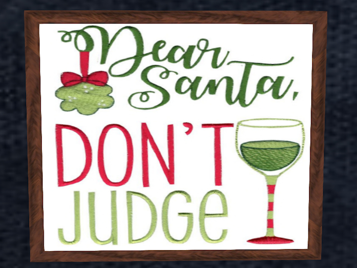 ~ Santa Don't Judge  ~ Single Prim