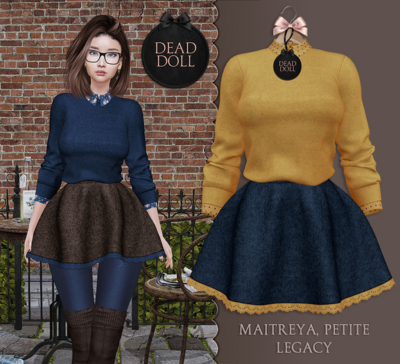 DEAD DOLL - Roberta Set - Yellow