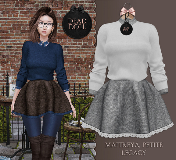 DEAD DOLL - Roberta Set - White