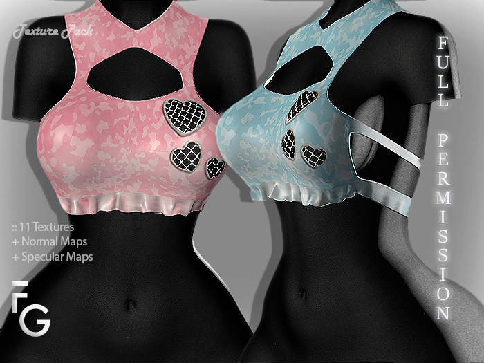 .Fragile. PACK II - 11 Textures Full Perm  for SHINE TOP WIN