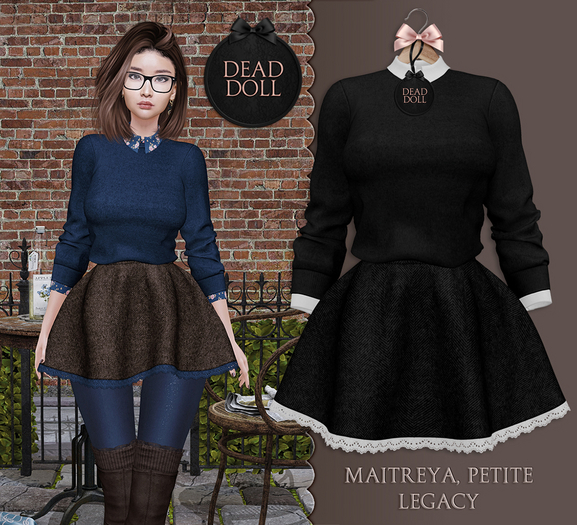 DEAD DOLL - Roberta Set - Black