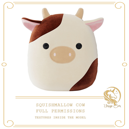 Full Perm Squishmallow Cow