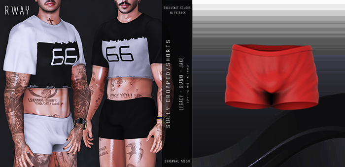RWAY - Sully Red Shorts