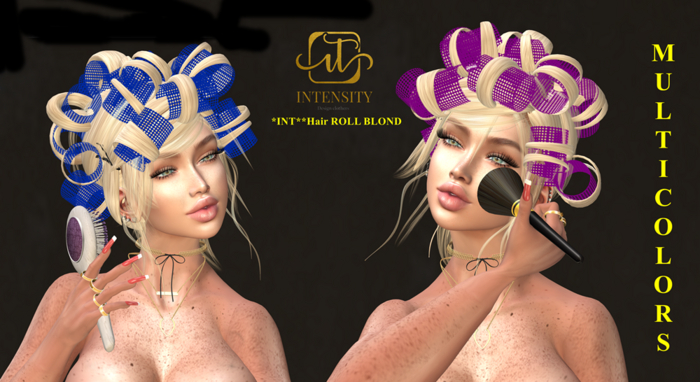 *INT** Hair ROLL- MULTICOLORS