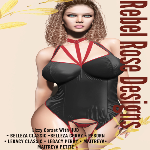 *Rebel Rose Designs* Lizzy Corset