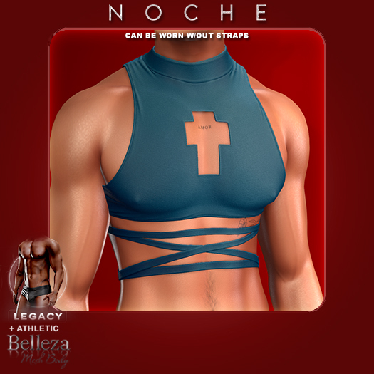 Noche. Cross Crop Blue