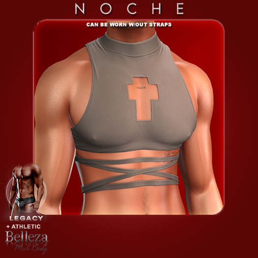 Noche. Cross Crop Grey
