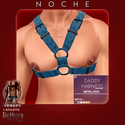 Noche. Daddy Harness Blue