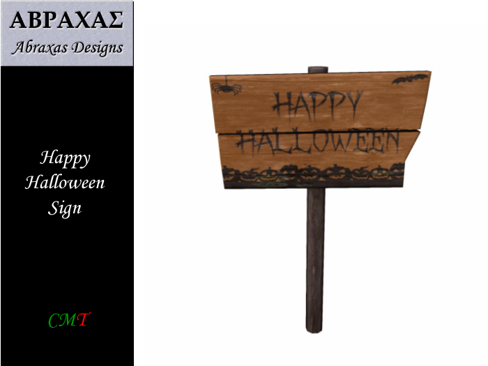 Happy Halloween Sign