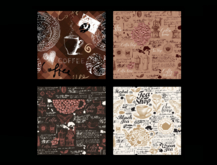 *6KW* FULL PERM Textures (Seamless Cafe Wallpaper)