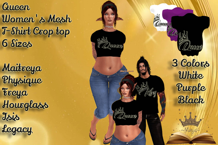 Queen T-Shirt 3 Colors (Boxed) *MB*