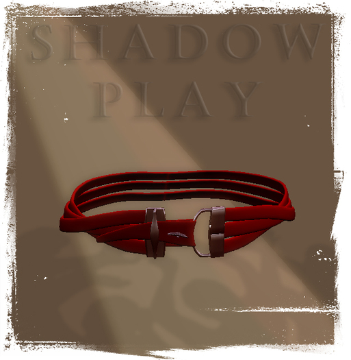 Shadow Play Designs - Belt 10.0 red