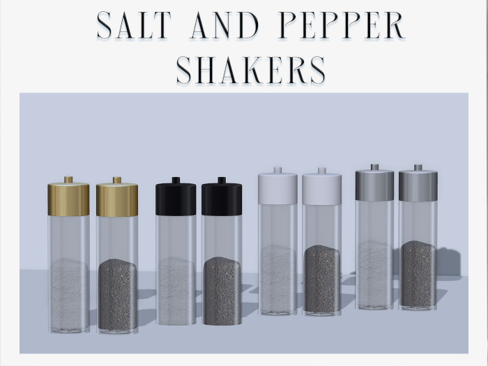 [Canape] Kitchen Counter Salt/Pepper Shakers