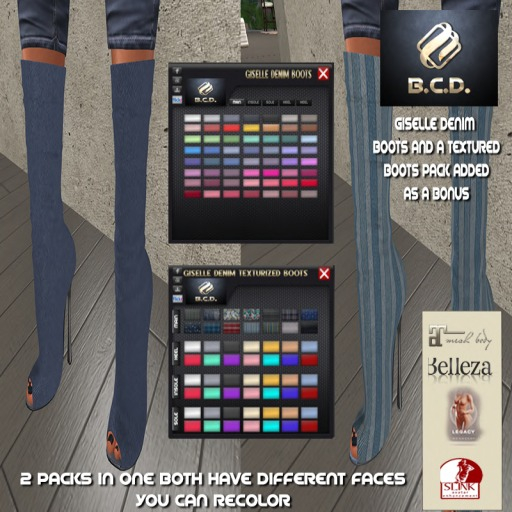 BCD Giselle Denim Boots