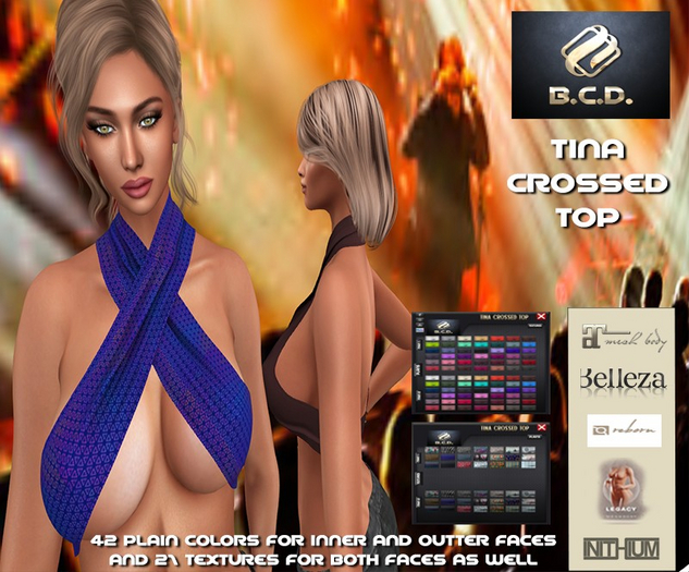BCD Tina Crossed Top DEMO