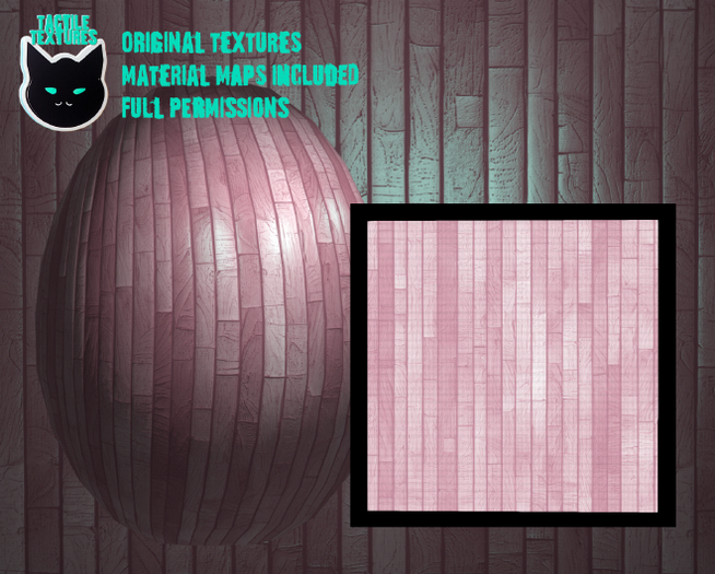 ::T:: Materials Texture: Wood Planks Single 1l (Pink)