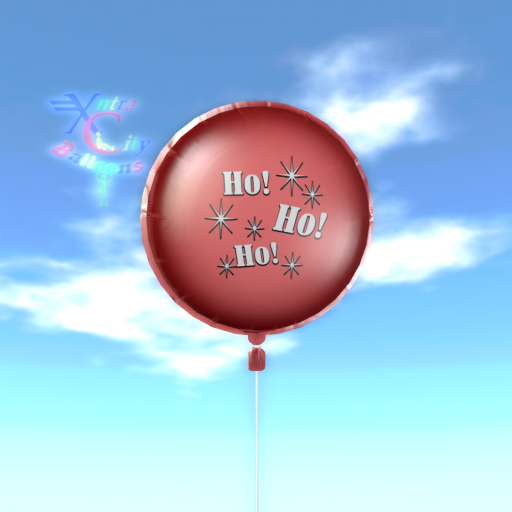 Christmas Balloon - Ho! Ho! Ho! - Red