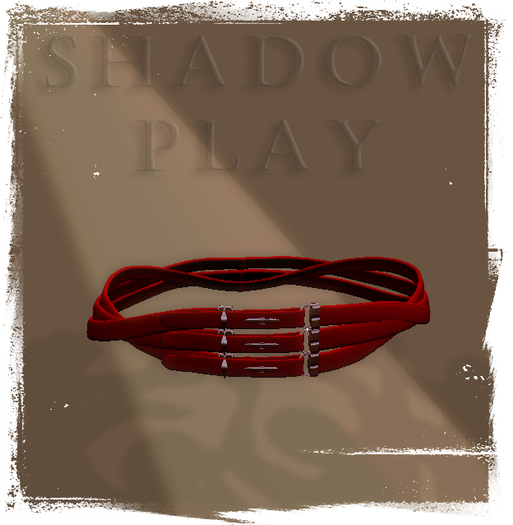 Shadow Play Designs - Belt 11.0 red