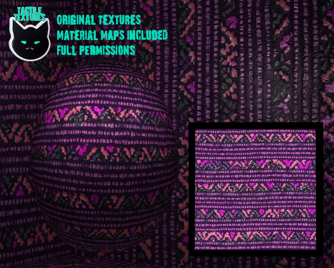 ::T:: Materials Texture: Woven Single 1b (Purple)