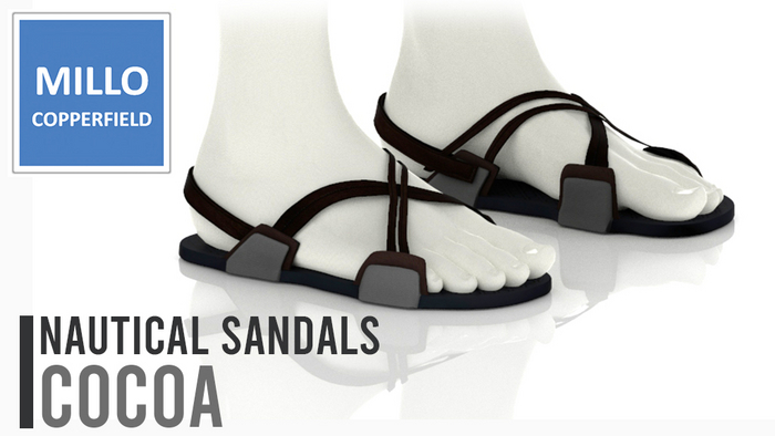 Millo Copperfield - Nautical Sandals Cocoa, Copy